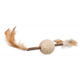 Trixie 42431 20 cm Matatabi Top Ve Tüyler Kedi Oyuncağı