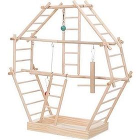 Trixie 44x44x16 cm Ahşap Kuş Oyun Alanı