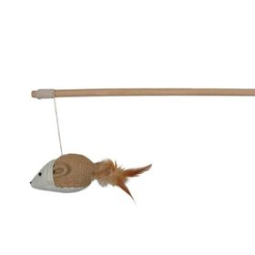 Trixie 50 Cm Deri Uçlu Kedi Oyun Oltası