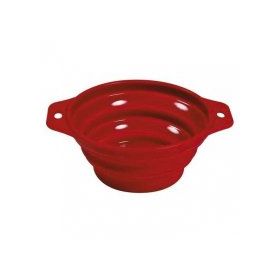 Trixie 500 ml 14 cm Kedi ve Köpekler için Silikon Katlanabilir Seyahat Mama ve Su Kabı