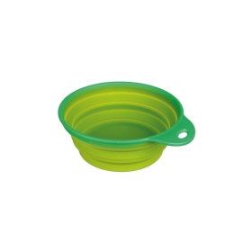 Trixie 500 ml 14 cm Kedi ve Köpekler için Silikon Katlanabilir Seyahat Mama ve Su Kabı