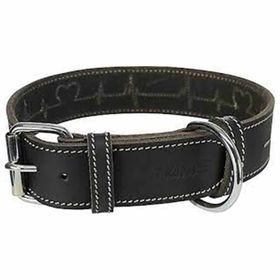 Trixie 55-65 cm Xlarge Siyah Kalın Deri Köpek Boyun Tasması