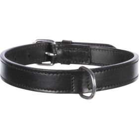 Trixie Gerçek Deri Siyah 18 mm 36-43 cm Köpek Boyun Tasması