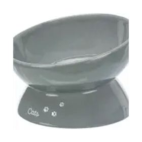 Trixie Gri 17 cm 0.35 lt Büyük Kedi Seramik Mama ve Su Kabı