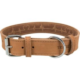Trixie Kahverengi 55-65 cm 40 mm L-XL Kalın Deri Köpek Boyun Tasması