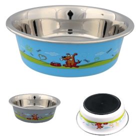 Trixie Paslanmaz 1.6lt 21 cm Köpek Mama ve Su Kabı