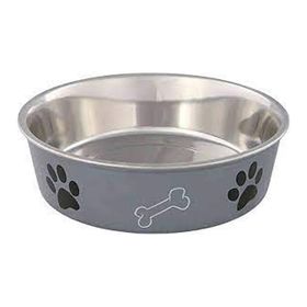 Trixie Paslanmaz Çelik 1.4 lt 21 cm Kahve Köpek Mama Su Kabı
