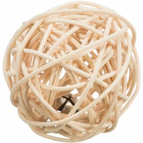 Trixie Rattan Zilli Örme Top 4 cm Kedi Oyuncağı