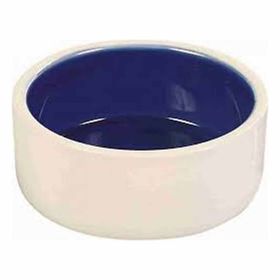 Trixie Renkli 0.35 lt 12 cm Beyaz/Lacivert Kedi ve Köpek Seramik Mama ve Su Kabı