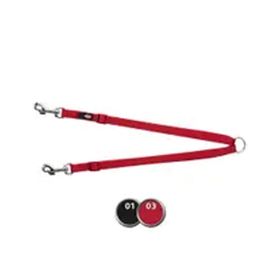 Trixie XS-M 40-70 cm Kırmızı İki Köpek Gezdirme Tasması