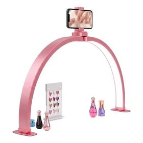 Trled F-700A 70 cm Pembe Elmas Taşlı Beyaz Katlanabilir Masaüstü Manikür Ve Protez Tırnak Lambası
