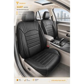 Trobus Audi A3 Sedan 2016-2020 Uyumlu Siyah Sarp Serisi Bel Destekli Kılıf