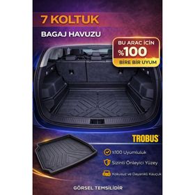 Trobus Chery Tiggo 8 Pro SUV 7 Koltuklu Açık 2023-2026 Bagaj Havuzu