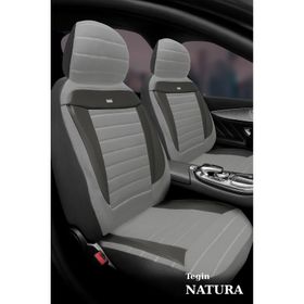 Trobus Renault Megane 2 Hatchback Sedan HB 2004-2008 Uyu Tegin Natura Serisi Raşel Gri Siyah Koltuk Kılıfı