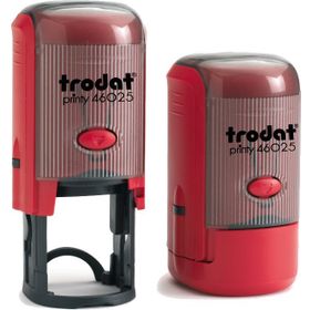 Trodat 46025 Kırmızı Gövde Kırmızı Keçe Yuvarlak Kaşe