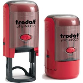 Trodat 46025 Kırmızı Gövde Kırmızı Keçe Yuvarlak Kaşe