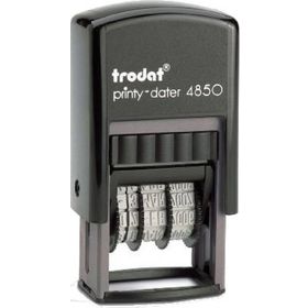 Trodat 4850 Siyah Keçe Plakalı Tarih Damgası