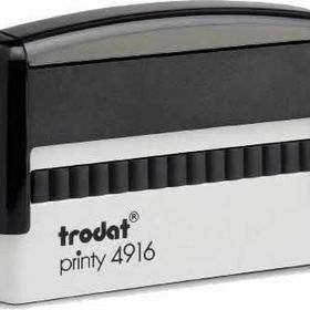 Trodat 4916 Siyah Gövde Kırmızı Keçe Kaşe