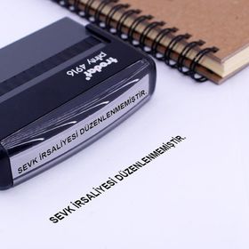 Trodat 4916 Siyah Gövde Kırmızı Keçe Kaşe
