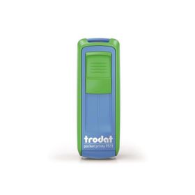 Trodat 9511 P4 Yeşil-Mavi 38x14 mm Cep Kaşesi