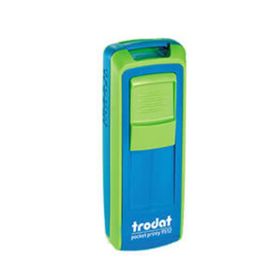 Trodat 9511Pembe Mavi P4 38x14 mm Keçe Cep Kaşesi