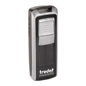 Trodat 9512 P4 47x18 mm Gümüş Renk Cep Kaşesi
