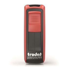 Trodat 9512 P4 Kırmızı 47x18 Cep Kaşesi
