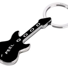 Troika KR9-02-BK I Feel Good Gitar Anahtarlık