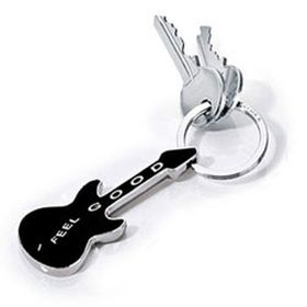 Troika KR9-02-BK I Feel Good Gitar Anahtarlık