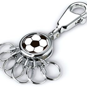 Troika KYR01A015 Gümüş Soccer Anahtarlık