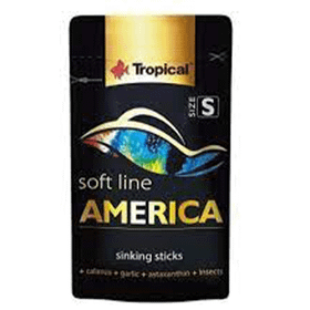 Tropical 10 gr Softline America S Kuzey ve Güney Amerika Balıkları İçin Yumuşak Taneli Balık Yemi