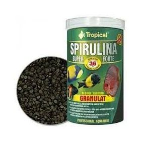 Tropical 100 gr Kovadan Bölme Super Spirulina Forte Mini Granulat Balık Yemi