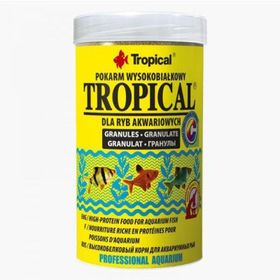 Tropical 100 ml 50 gr Granulat Yüksek Proteinli Granül Balık Yemi