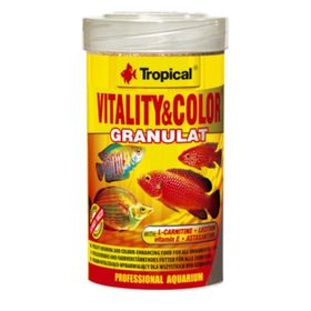 Tropical 100 ml 55 gr Vitality Color Granulat Balık Yemi