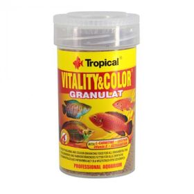 Tropical 100 ml 55 gr Vitality Color Granulat Balık Yemi