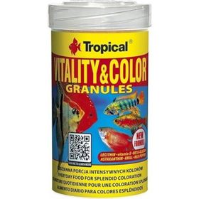 Tropical 100 ml 55 gr Vitality Color Granules Balık Yemi