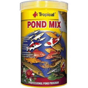 Tropical 1000 ml 160 gr Pond Mix Bahçe Havuzunda Yaşayan Balıklar İçin Yem Karışımı