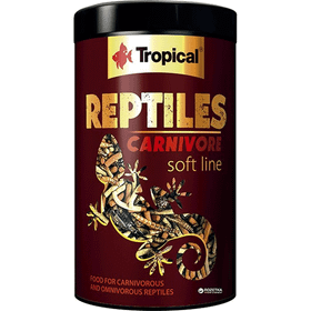 Tropical 1000 ml 260 gr Reptiles Carnivore Soft Etobur ve Omnivor Sürüngenler için Yem