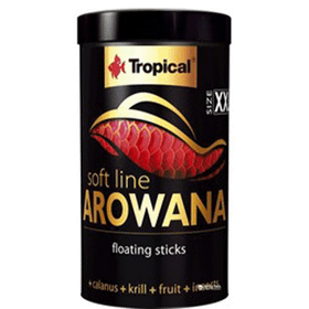 Tropical 1000 ml 320 gr Softline Arowana XXL Yetişkin Arowanalar İçin Renklendirici Balık Yemi