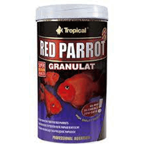 Tropical 1000 ml 400 gr Red Parrot Granulat Kırmızı Papağan Balıkları için Granül Balık Yemi