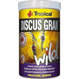 Tropical 1000 ml 440 gr Discus Gran Wild Vahşi Discuslar İçin Granül Balık Yemi
