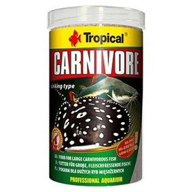 Tropical 1000 ml 600 gr Carnivore Etçil Balıklar İçin Pellet Balık Yemi