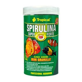 Tropical 250 gr Kovadan Bölme Super Spirulina Forte Mini Granulat Balık Yemi