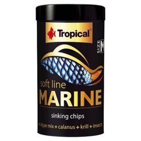 Tropical 250 ml 130 gr Soft Line Marine Medium Chips Balık Yemi