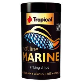 Tropical 250 ml 130 gr Soft Line Marine Medium Chips Balık Yemi