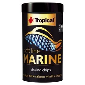 Tropical 250 ml 130 gr Soft Line Marine Medium Chips Balık Yemi