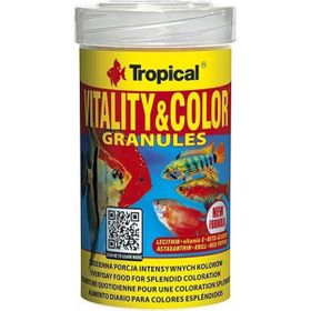 Tropical 250 ml 138 gr Vitality Color Granules Balık Yemi