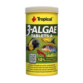Tropical 250 ml 340 Adet 3-Algae Tablets A Balık Yemi