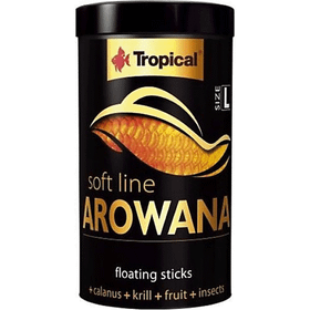Tropical 250 ml 80 gr Softline Arowana L Genç Arowanalar İçin Renk Kuvvetlendirici Balık Yemi