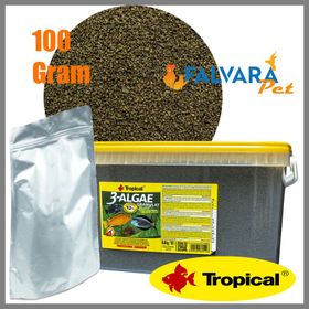 Tropical 3-Algae Granulat Kovadan Bölme Granül 100 gr Balık Yemi